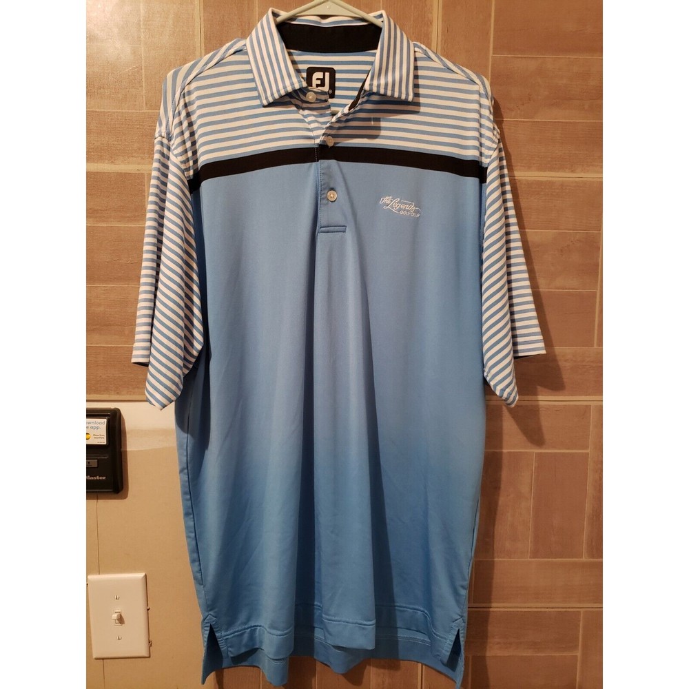 FootJoy The Legends Golf Club Parris Island South Carolina Polo Golf Shirt Sz. M